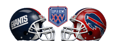 Super Bowl XXV - Giants 20 Bills 19 - MVP Giants RB Ottis Anderson